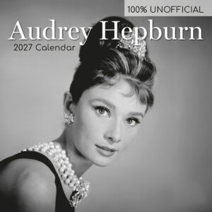 2027 Square Wall Calendar - Audrey Hepburn