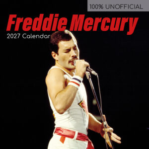 2027 Square Wall Calendar - Freddie Mercury