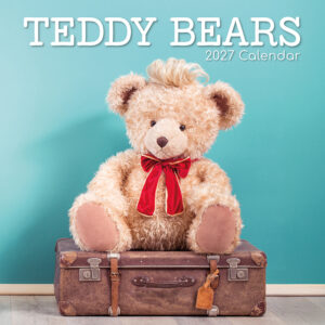2027 Square Wall Calendar - Teddy Bears