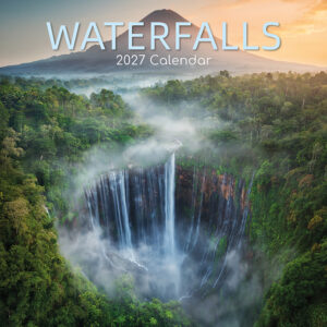 2027 Square Wall Calendar - Waterfalls