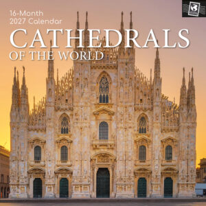 2027 Square Wall Calendar - Cathedrals of the World