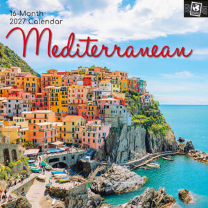 2027 Square Wall Calendar - Mediterranean