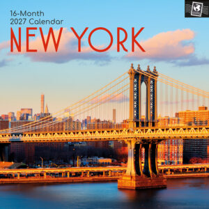 2027 Square Wall Calendar - New York
