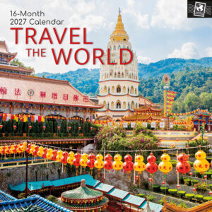 2027 Square Wall Calendar - Travel the World