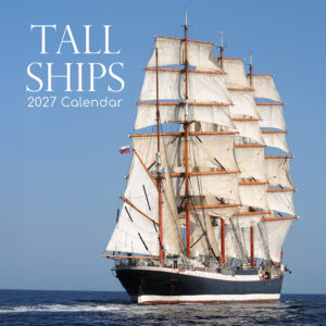 2027 Square Wall Calendar - Tall Ships