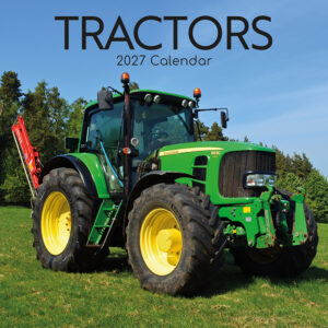 2027 Square Wall Calendar - Tractors