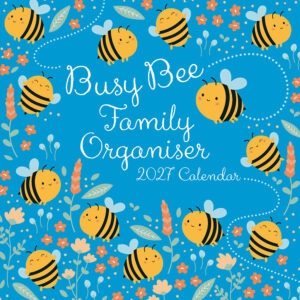2027 Square Wall Calendar - Busy Bee Family Organiser