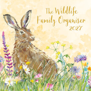 2027 Square Wall Calendar - Family Organiser - The Wildlife