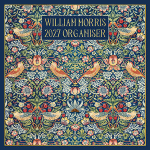 2027 Square Wall Calendar - William Morris Organiser