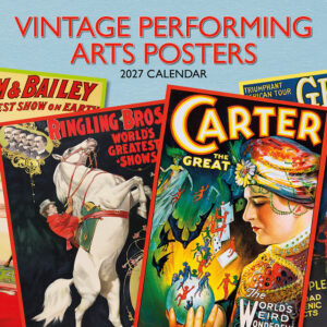 2027 Square Wall Calendar - Vintage Performing Arts Posters