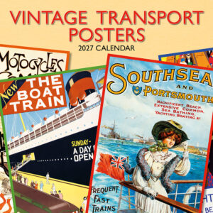 2027 Square Wall Calendar - Vintage Transport Posters