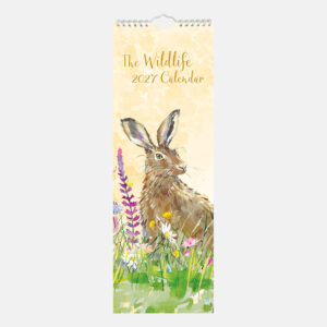 2027 Slimline Calendar - The Wildlife A