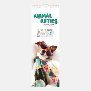 2027 Slimline Calendar - Animal Antics