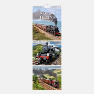 2027 Slimline Calendar - Steam Trains