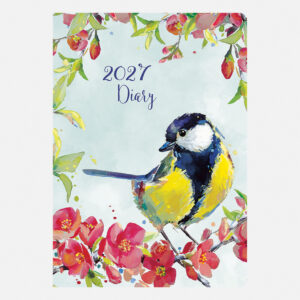 2027 A5 Diary - Week to view - Birdsong