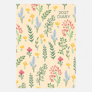 2027 A5 Diary - Week to view - Enchanted Garden