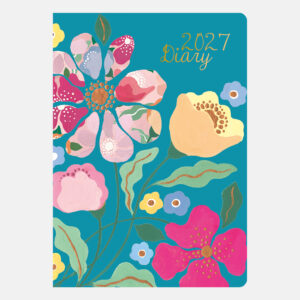 2027 A5 Diary - Week to view - Gardenia