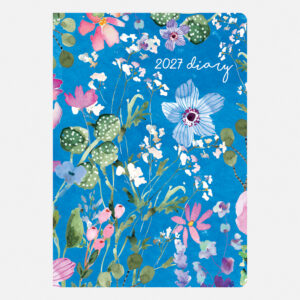2027 A5 Diary - Week to view - Wild Cobalt