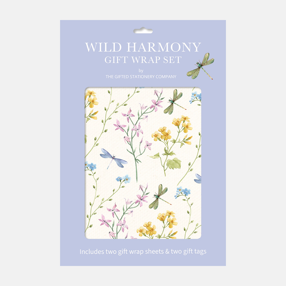 Gift Wrap Set - Wild Harmony