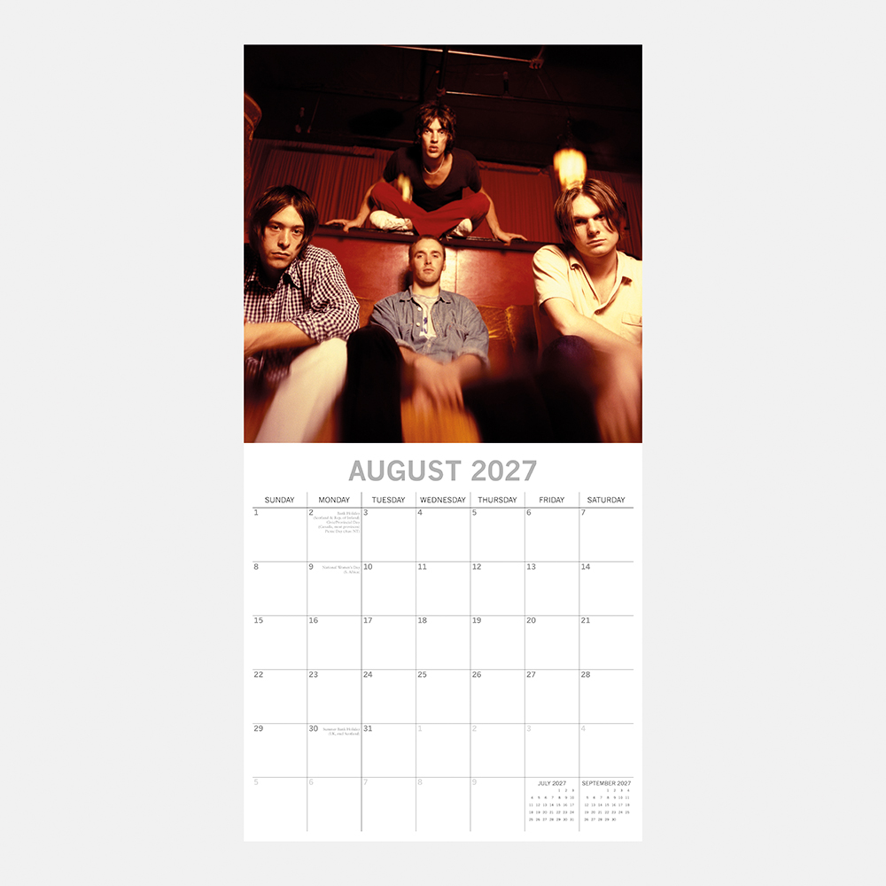 2027 Square Wall Calendar - Britpop - Image 3