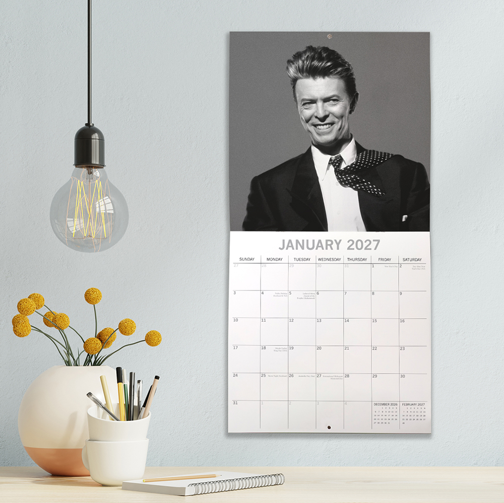 2027 Square Wall Calendar - David Bowie - Image 4
