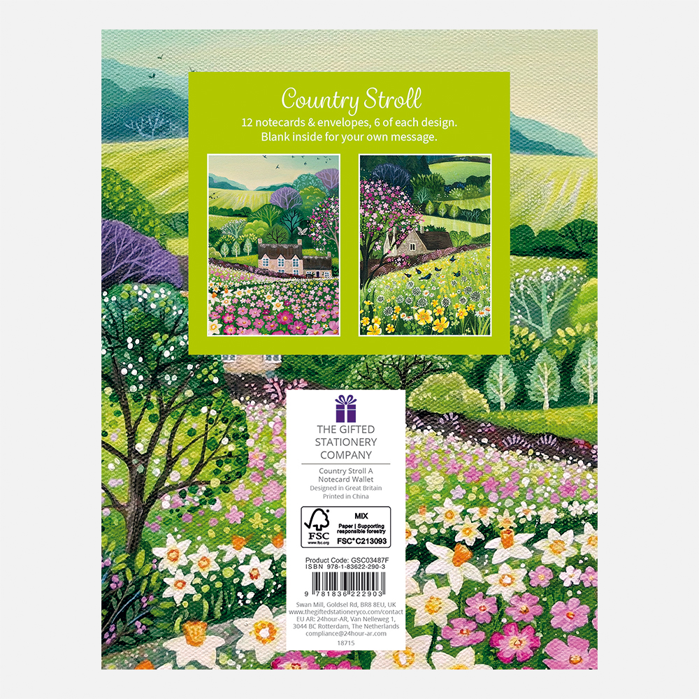 Notecard Wallet - Country Stroll A - Image 2