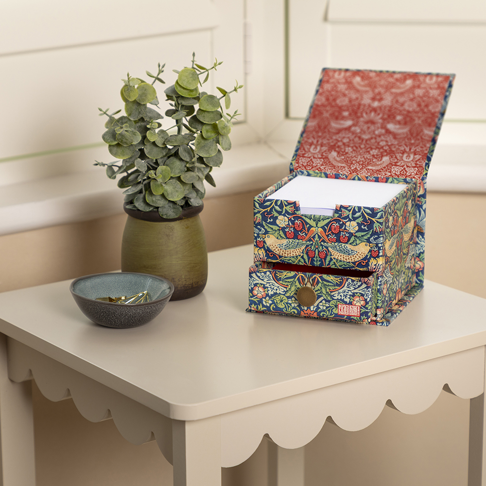 Memo Cube - William Morris - Strawberry Thief - Image 3