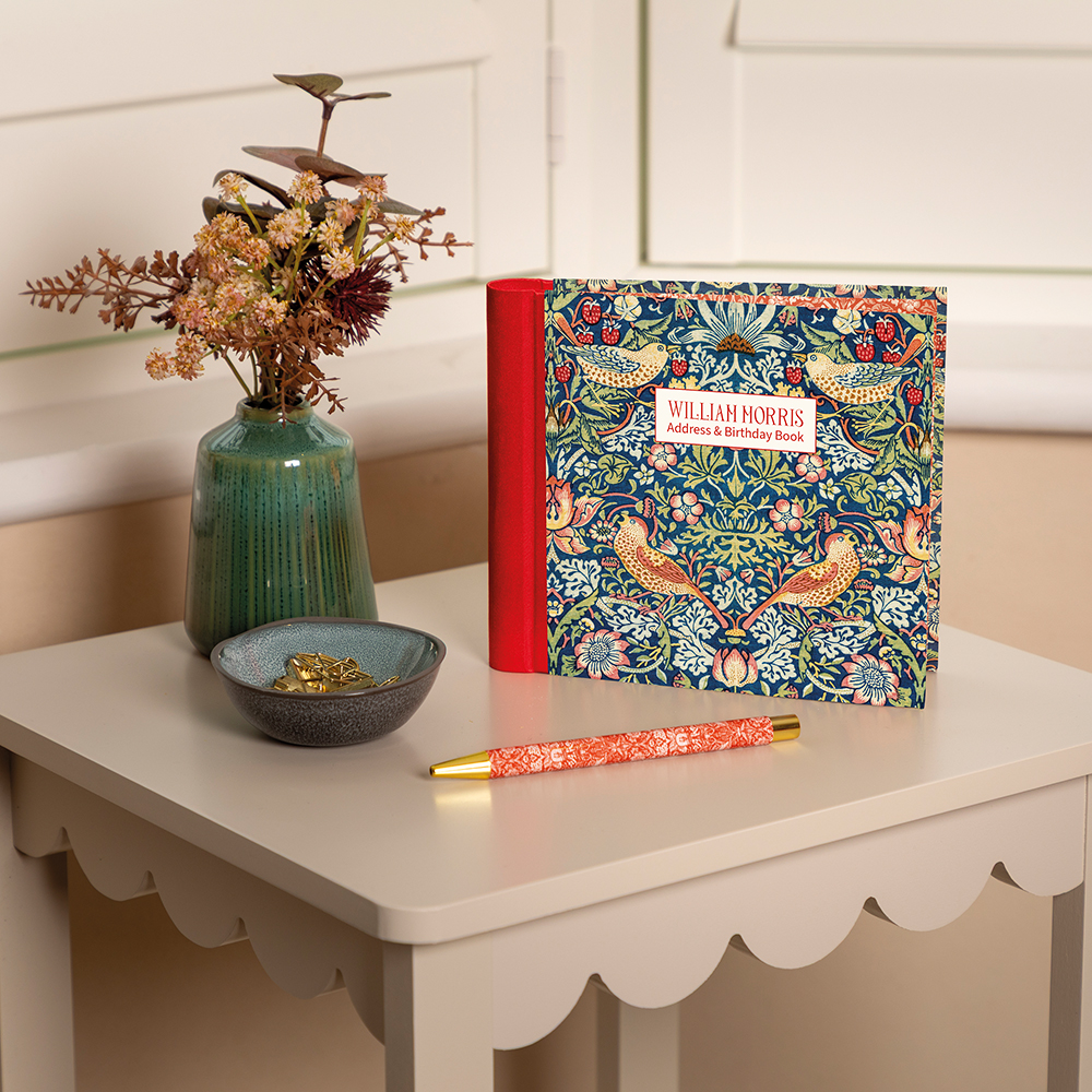 Address & Birthday Book - William Morris - Strawberry Thief - Image 3